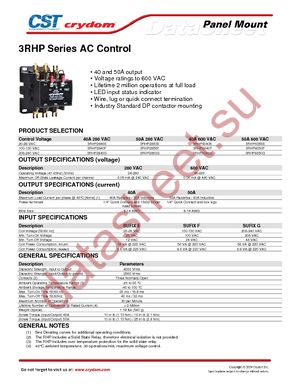 3RHP2840E datasheet  